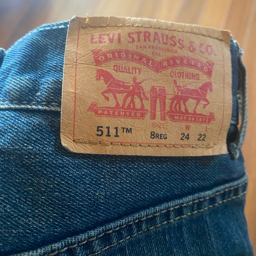 Levi's Boy’s Skinny Blue Jeans